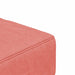Slaapbank 2-zits met 2 kussens fluweel roze