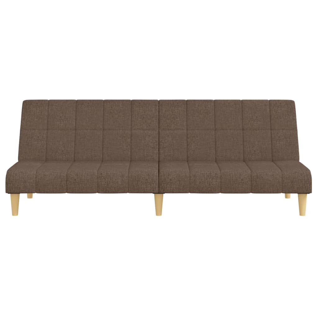 Slaapbank 2-zits stof taupe