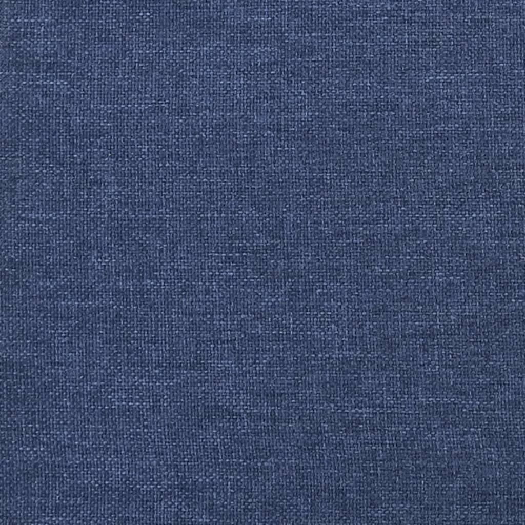 Slaapbank 2-zits stof blauw