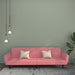 Slaapbank 2-zits fluweel roze