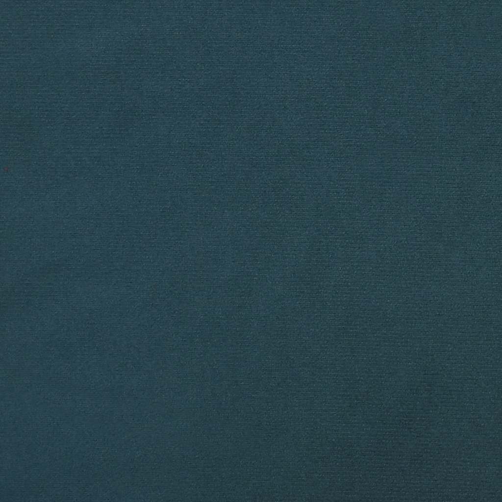 Slaapbank 2-zits fluweel blauw