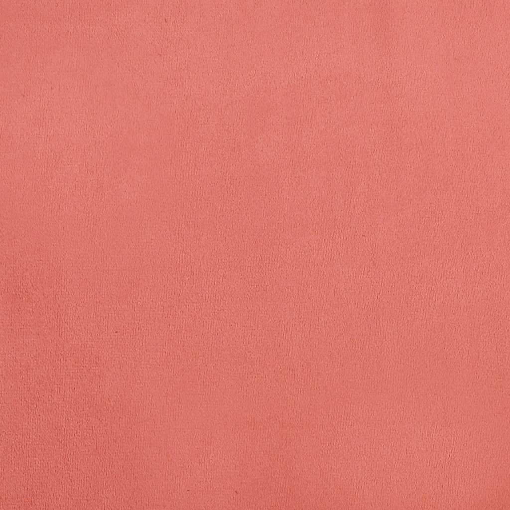 Slaapbank 2-zits fluweel roze