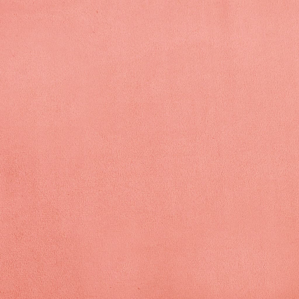 Slaapbank 2-zits met 2 kussens fluweel roze