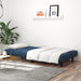 Slaapbank 2-zits fluweel blauw