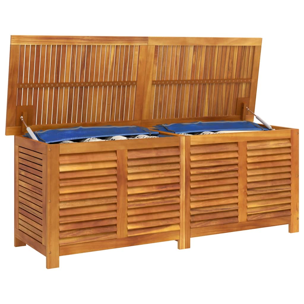 Tuinbox met jaloezieën 150x50x56 cm massief acaciahout