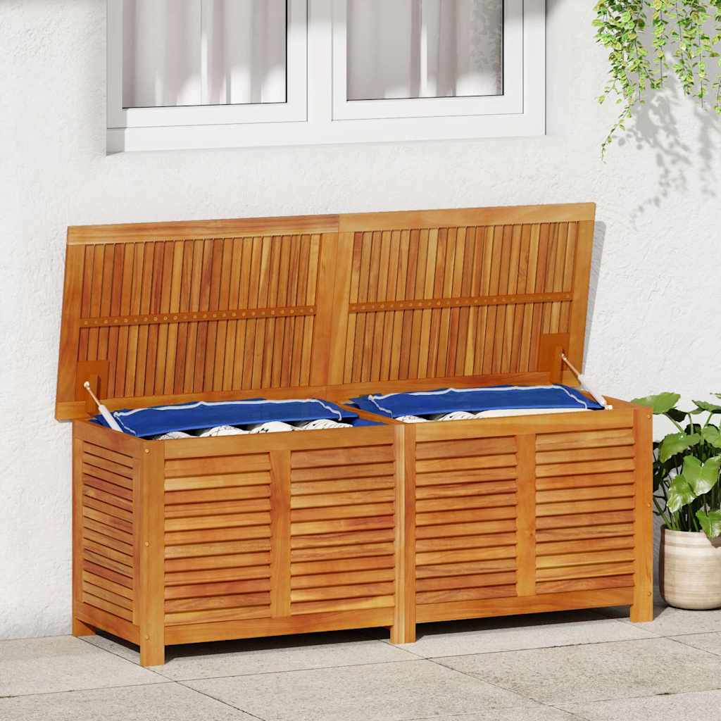 Tuinbox met jaloezieën 150x50x56 cm massief acaciahout
