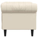 Fauteuil Chesterfield-stijl linnen
