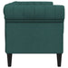 Tweezitsbank Chesterfield-stijl stof donkergroen