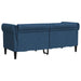 Tweezitsbank Chesterfield-stijl stof blauw