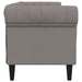 Driezitsbank Chesterfield-stijl stof taupe