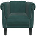 Fauteuil fluweel donkergroen