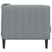 Fauteuil stof lichtgrijs