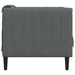 Fauteuil stof donkergrijs