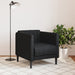 Fauteuil stof zwart