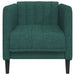 Fauteuil stof donkergroen