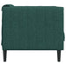 Fauteuil stof donkergroen
