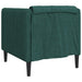 Fauteuil stof donkergroen
