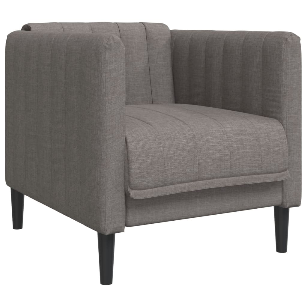 Fauteuil stof taupe