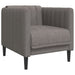 Fauteuil stof taupe
