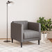 Fauteuil stof taupe