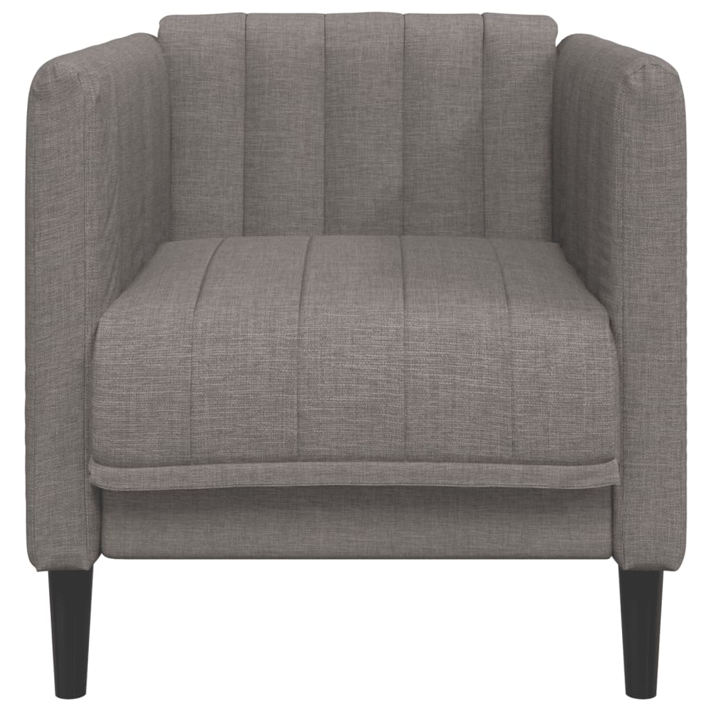 Fauteuil stof taupe