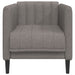 Fauteuil stof taupe