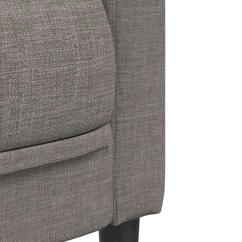 Fauteuil stof taupe