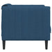 Fauteuil stof blauw