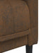 Fauteuil kunstsuède bruin