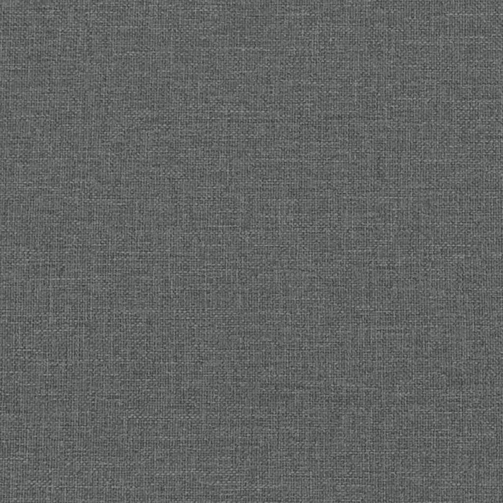 Tweezitsbank stof donkergrijs