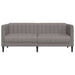 Tweezitsbank stof taupe
