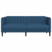 2-zitsbank stof blauw