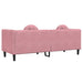 Bank met kussens 3-zits fluweel roze
