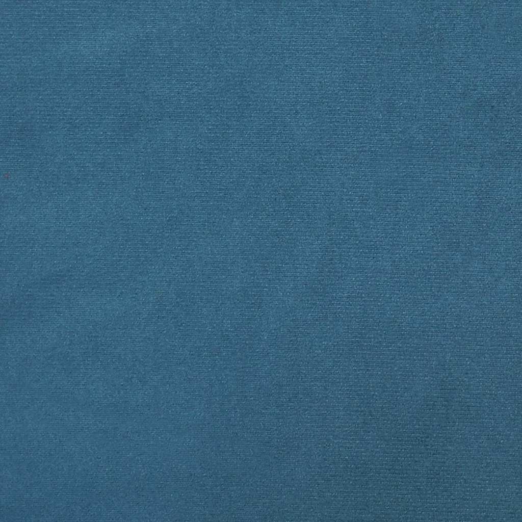 Bank met kussens 3-zits fluweel blauw
