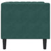 Fauteuil Chesterfield-stijl fluweel donkergroen