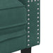 Fauteuil Chesterfield-stijl fluweel donkergroen