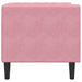 Fauteuil Chesterfield-stijl fluweel roze