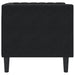 Fauteuil Chesterfield-stijl fluweel zwart