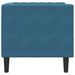 Fauteuil Chesterfield-stijl fluweel blauw