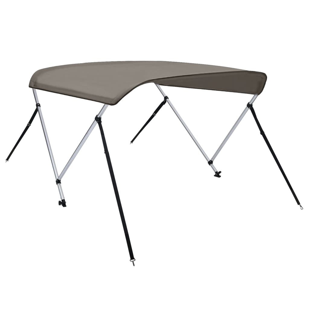 Biminitop 2 bogen 150x120x110 cm grijs