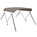 Biminitop 2 bogen 150x120x110 cm grijs