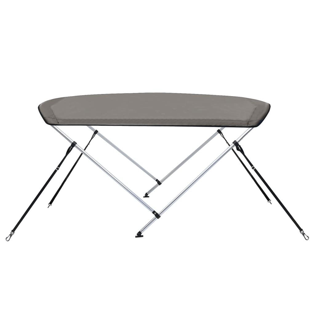 Biminitop 2 bogen 150x120x110 cm grijs