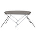 Biminitop 2 bogen 150x120x110 cm grijs