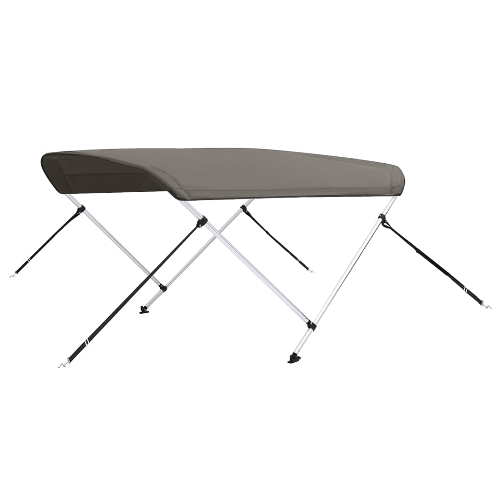 Biminitop 2 bogen 150x120x110 cm grijs