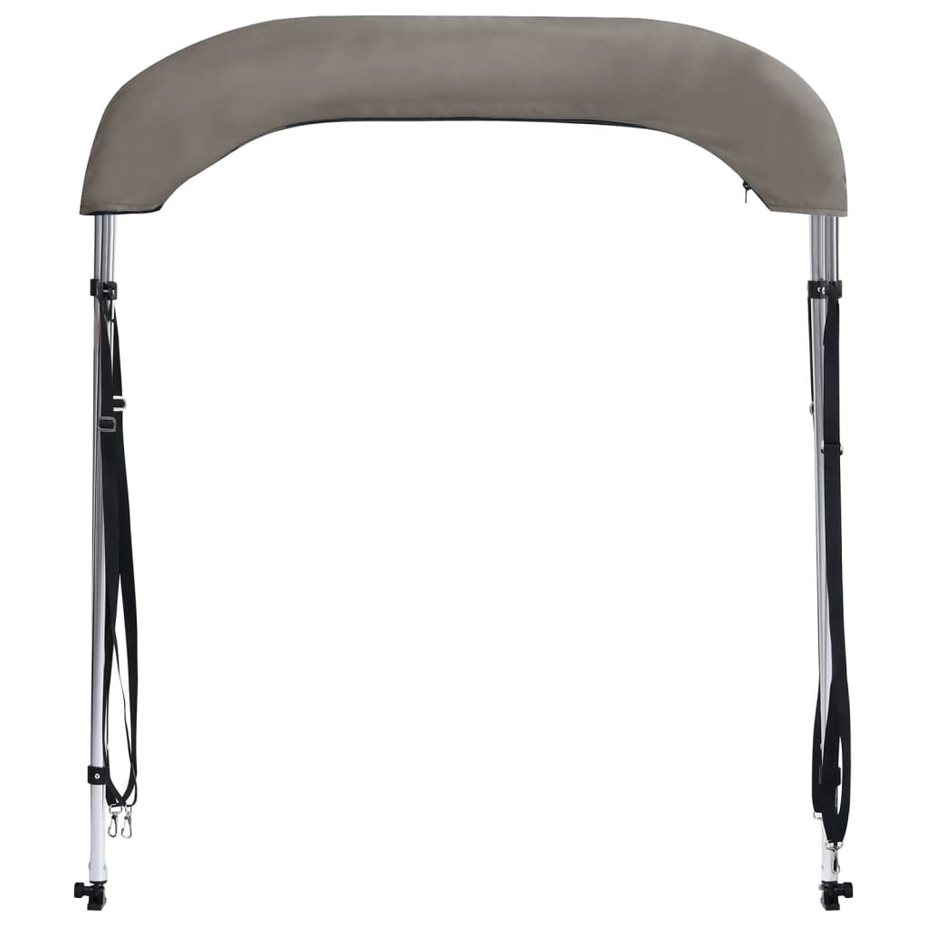 Biminitop 2 bogen 180x150x110 cm grijs