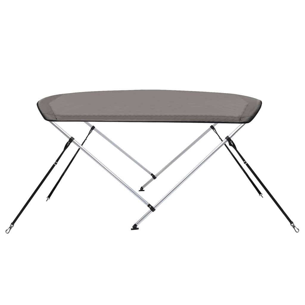 Biminitop 2 bogen 180x150x110 cm grijs
