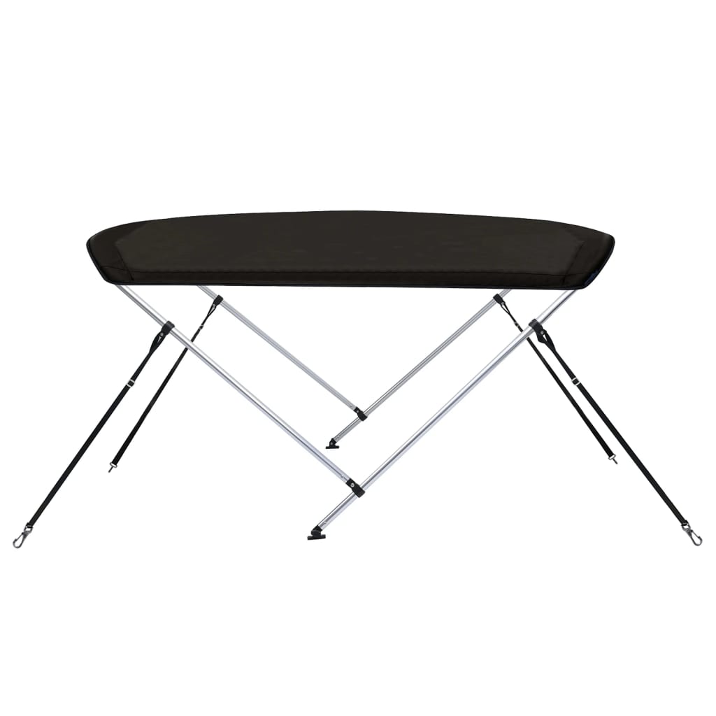 Biminitop 2 bogen 150x120x110 cm zwart