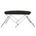 Biminitop 2 bogen 150x120x110 cm zwart