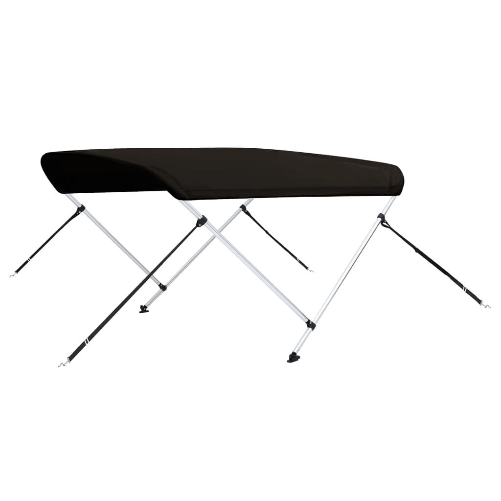 Biminitop 2 bogen 150x120x110 cm zwart