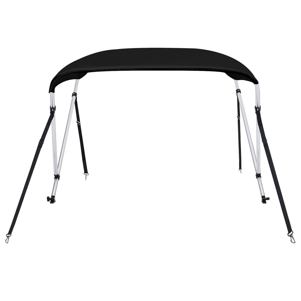Biminitop 2 bogen 180x130x110 cm zwart